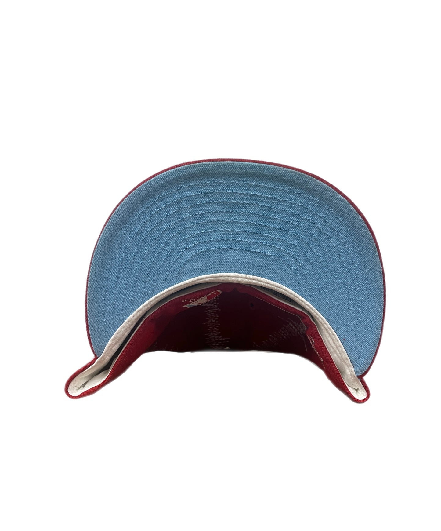 Red Static Stitch Padres Fitted Cap