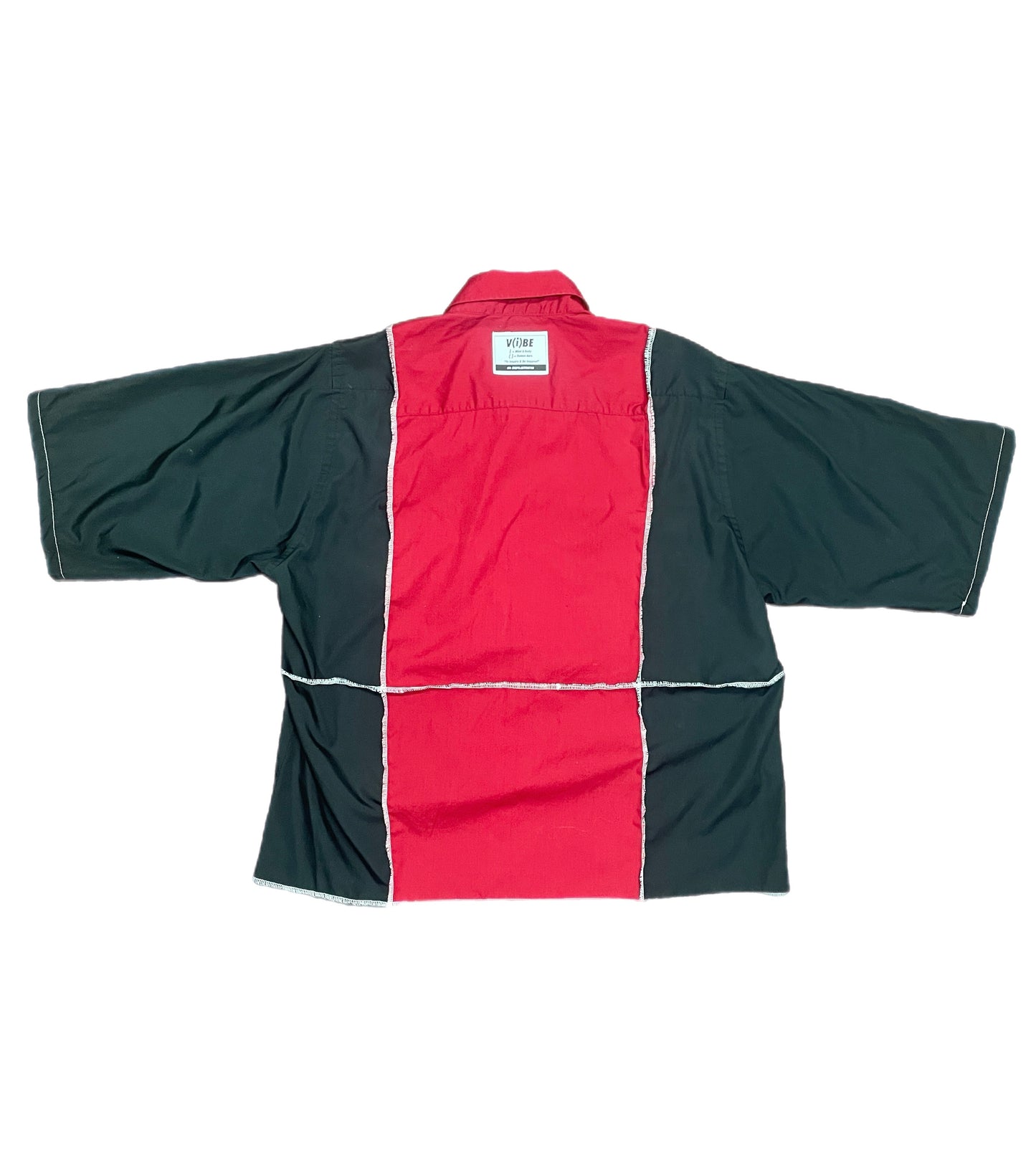 Serged Stitch Button Up