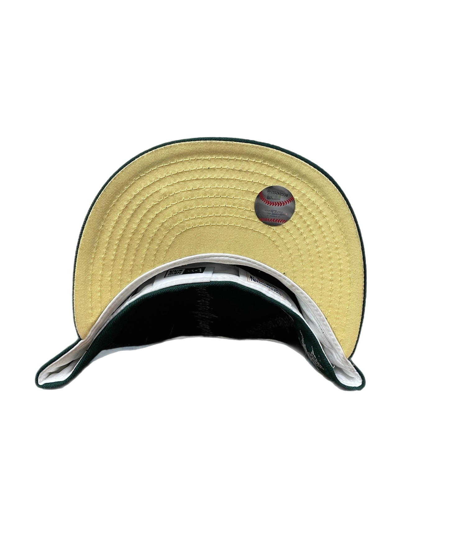 Green Static Stitch Padre Fitted