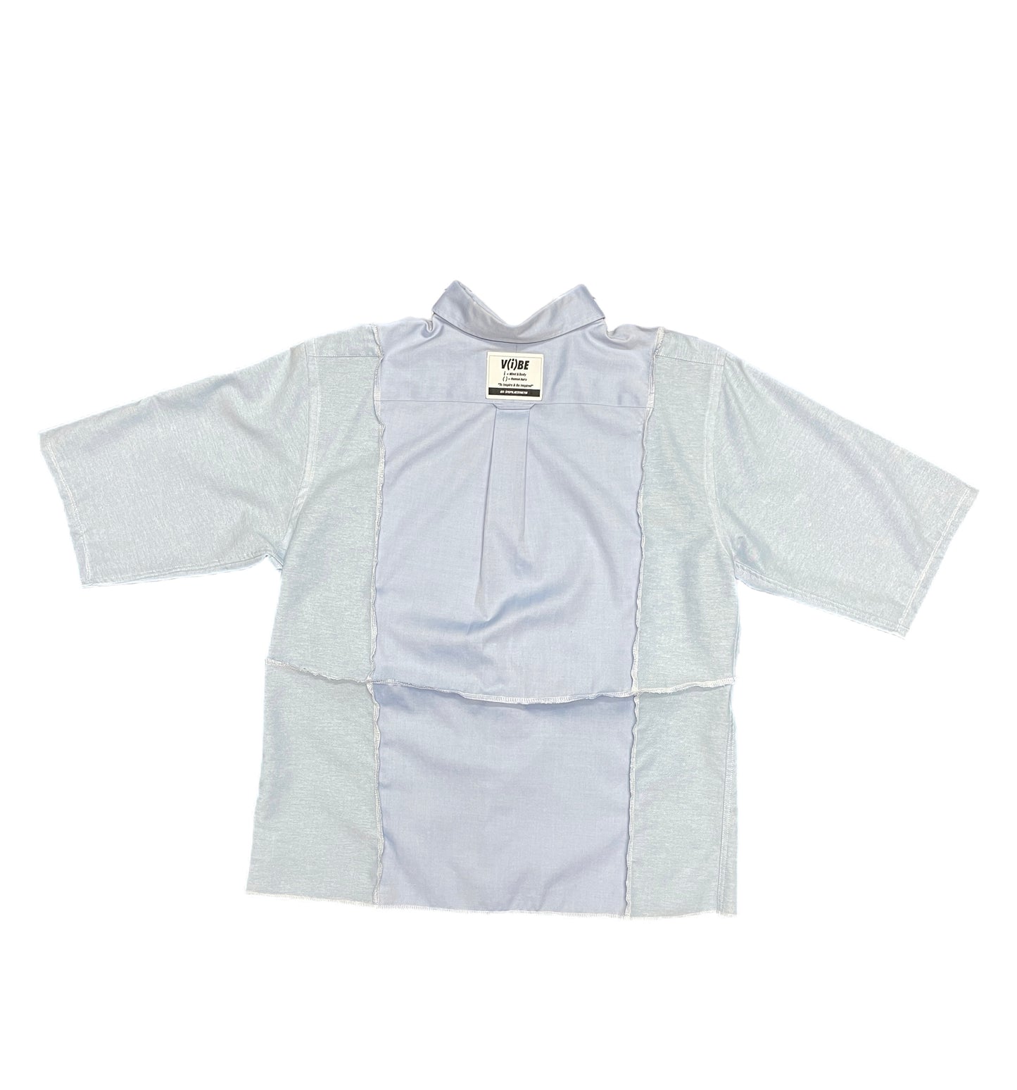 Serged Stitch Button Up