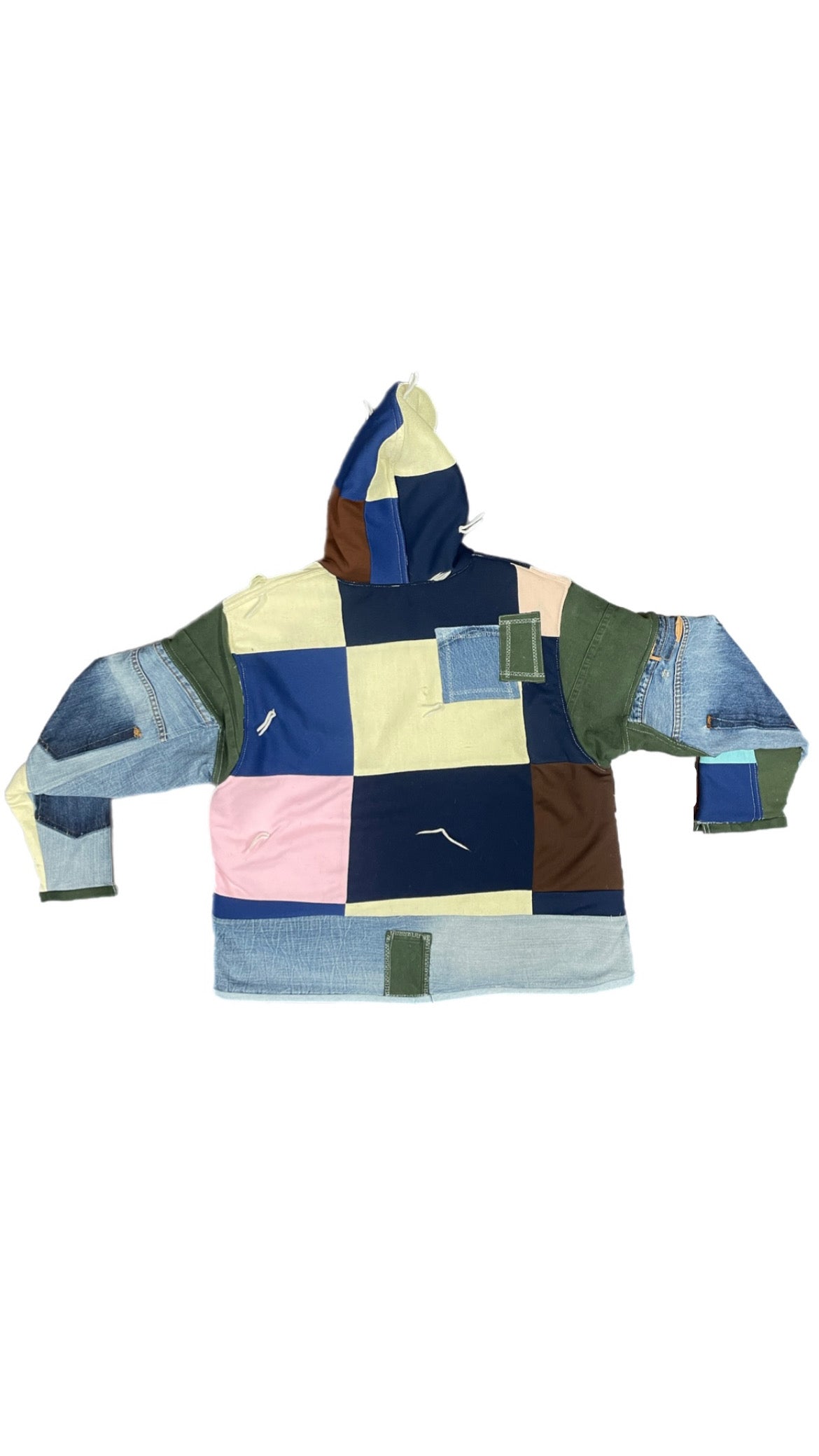 1of1 Denim Quilt Hoodie