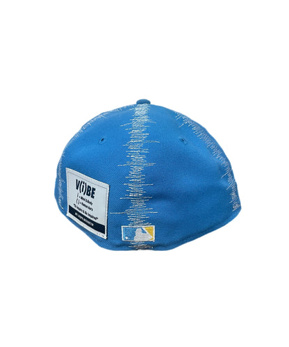 Charger Blue Static Stitch Fitted Cap