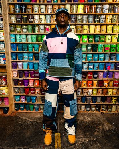 1of1 Denim Quilt Cargos