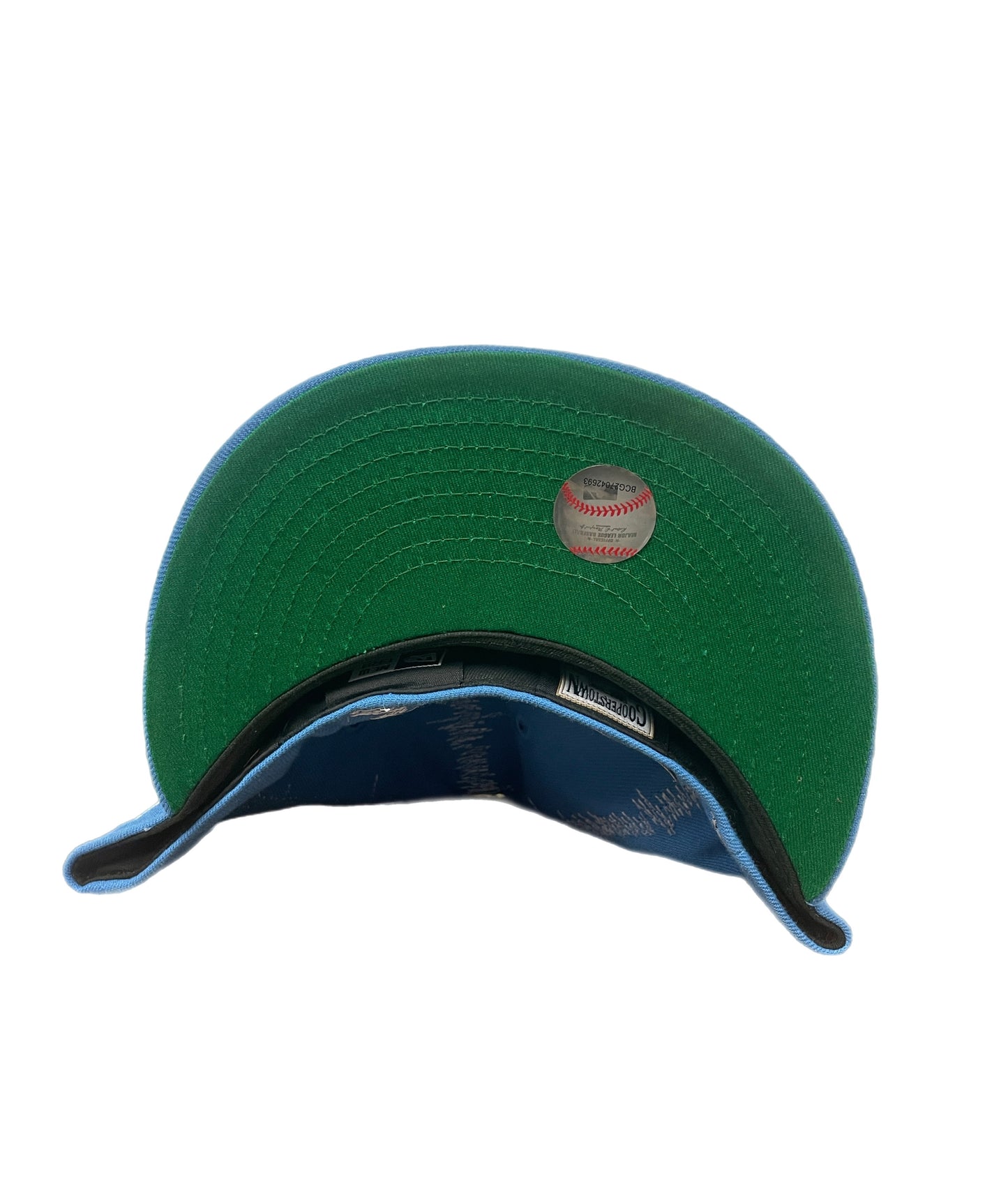 Charger Blue Static Stitch Fitted Cap