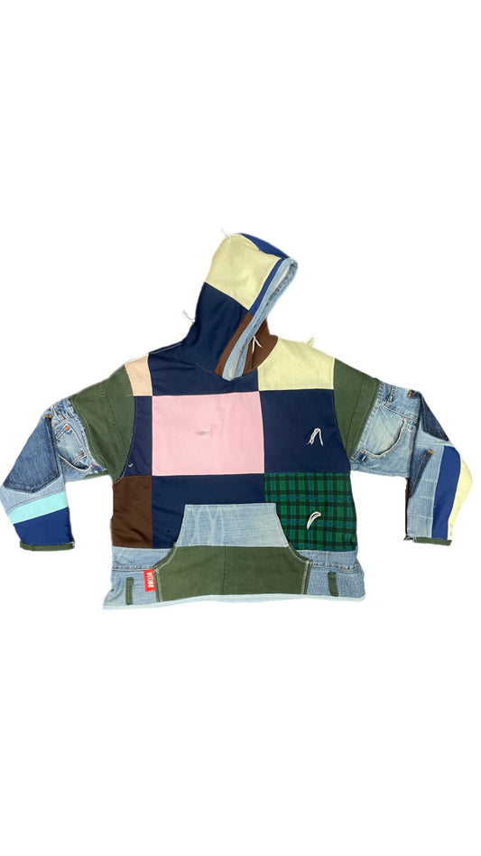 1of1 Denim Quilt Hoodie