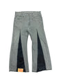 Double Back Pocket Flare Denim