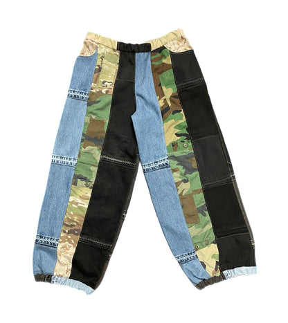 Denim Camo Pants