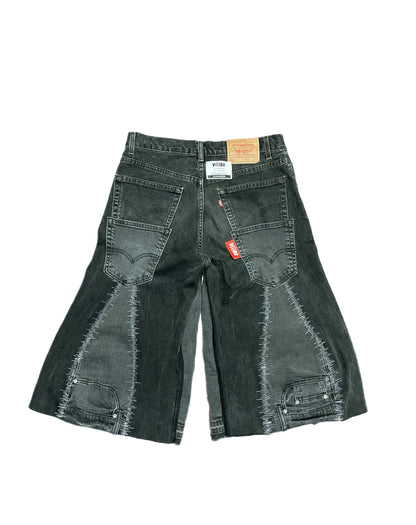 Static Stitch Denim Jorts