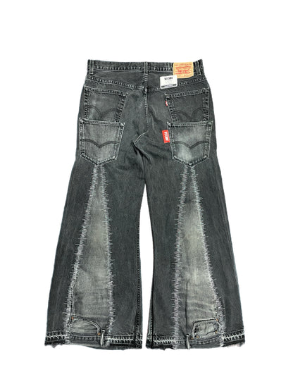 Static Stitch Denim Pants