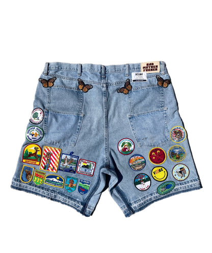 1of1 “Double Pocket Patchwork Jorts”