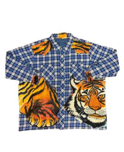 “V(i)BE of The Tiger” Flannel Jacket