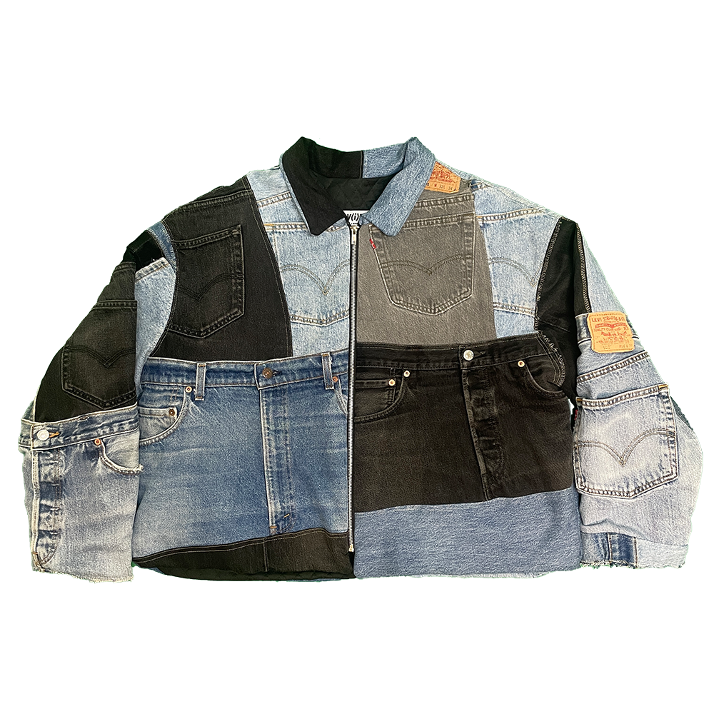 "LeV(i)BE" 1of1 Cut&Sewn Heavyweight Denim Jacket